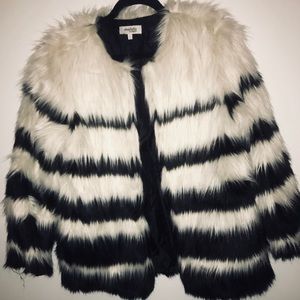 Faux fur jacket